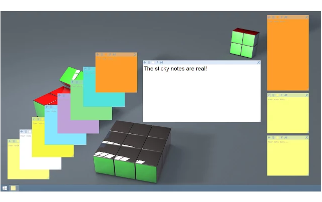 how to get sticky notes on desktop